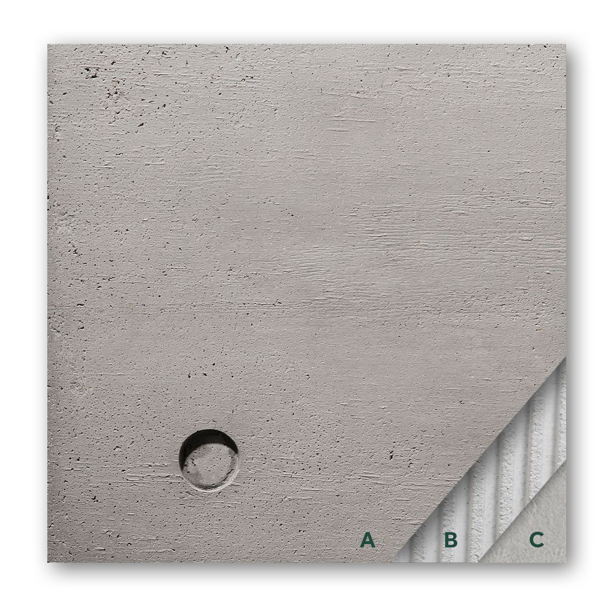 CGI representation of Armourcoat Concrete Effect Cast Panels